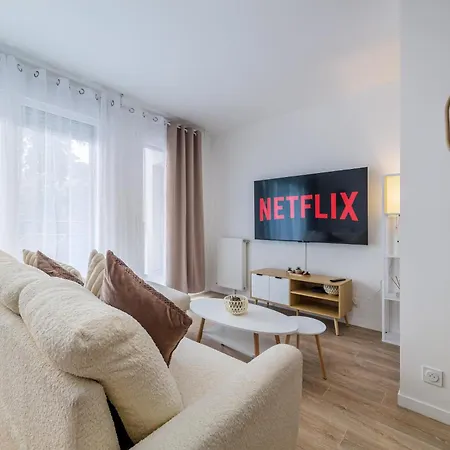 2 Bedroom For 6 With Private Parking - Elevator - High-speed Wifi
